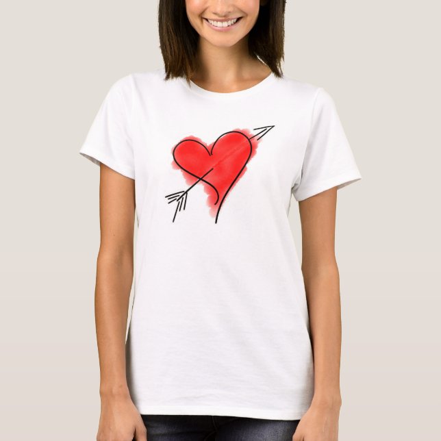CUPID'S ARROW Women's T-Shirt (Framsida)