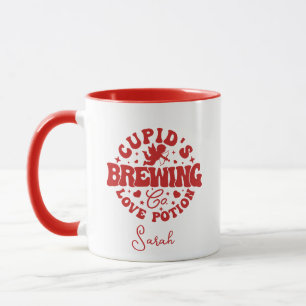 Cupids brinnande matkaffe mugg