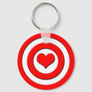 Cupids Bullseye Nyckelring