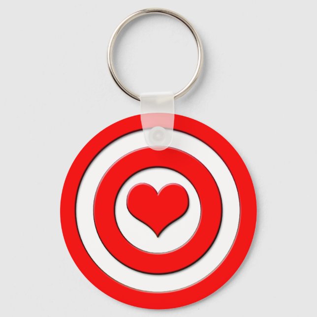 Cupids Bullseye Nyckelring (Framsida)