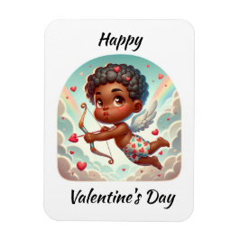 Cupid's Charm Valentine's Card Magnet