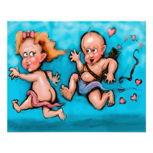 Cupid's Chase Fototryck