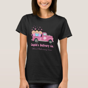Cupids Delivery Co-funny L&D-besättning Valentines T Shirt