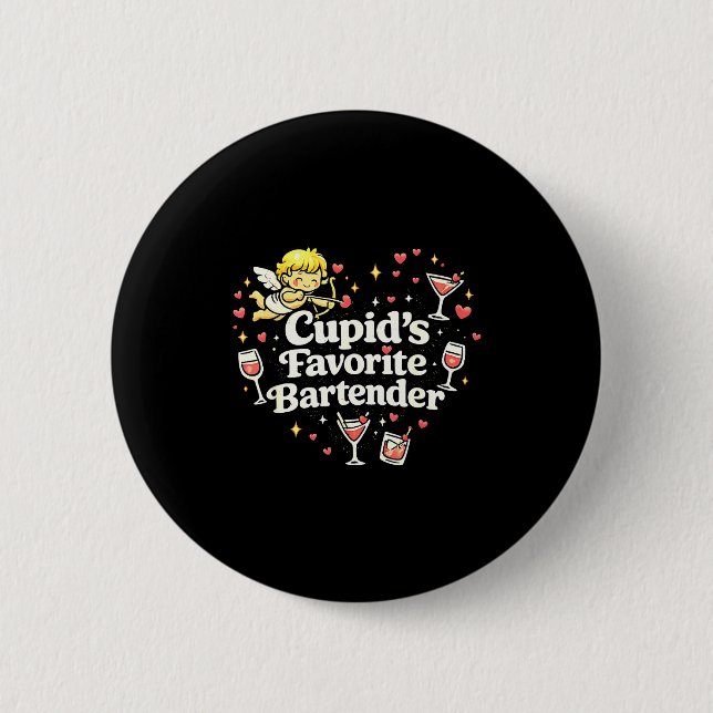 Cupids favorit bartender rolig valentine drink knapp (Framsida)