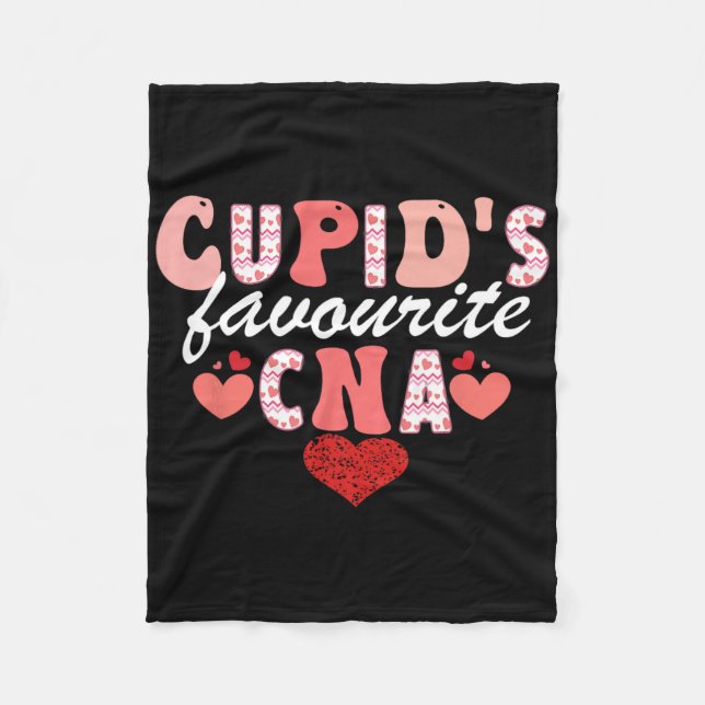 Cupid's Favorit Cna Valentine Certifierad Sjuksköt Fleecefilt (Framsidan)