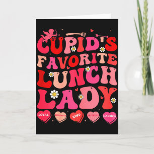 Cupids Favorit Lunch Lady Cafeteriaarbetare Valent Kort