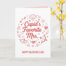Cupids Favorit Mrs. Alla hjärtans dag