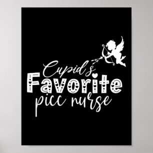 Cupid's Favorit Picc Sjuksköterska Valentine Vasku Poster