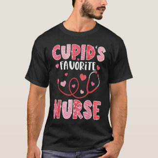 Cupids favorit sjuksköterska Alla hjärtans dag T Shirt