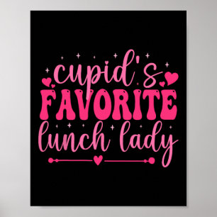 Cupids Favorita Lunch Dam Valentine Day Kärlek Lun Poster