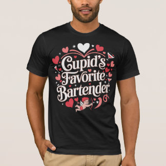 Cupid's Favorite Bartender T Shirt