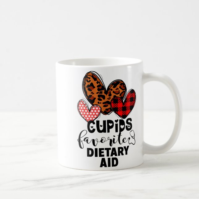 Cupids Favorite Dietary Aid Nurse Gift Valentines  Kaffemugg (Höger)