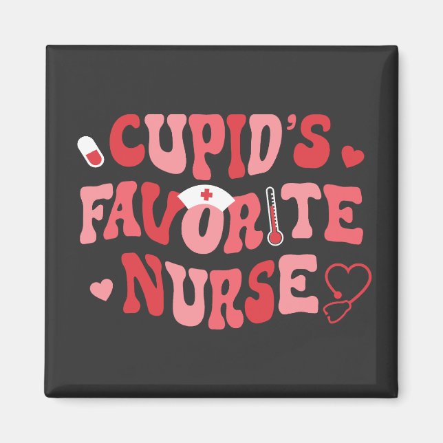 Cupids Favorite Nurse Magnet (Framsidan)