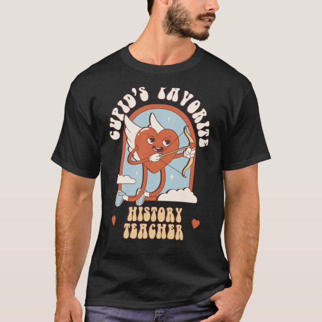 Cupids favorithistorielärare Lärare Cute Groo T Shirt (Framsida)