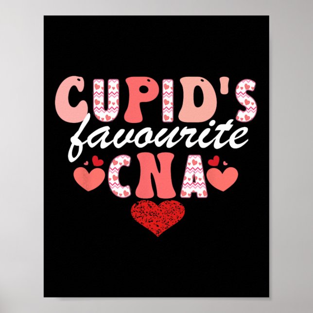 Cupids favoritkarta Alla hjärtans Auktoriserad Sju Poster (Framsidan)