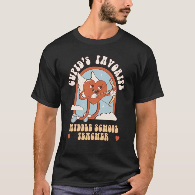Cupids favoritlärare i Mitten, Lärare i skolan T Shirt (Framsida)