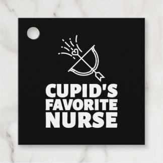Cupids favoritsjuksköterska gåvor etiketter