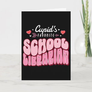 Cupid's Favoritskolbibliotekarie Alla hjärtans dag Kort