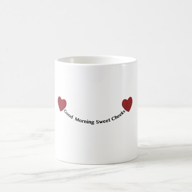 Cupids Hearts Magic Mugg - Smile Sweet Cheeks (Center)