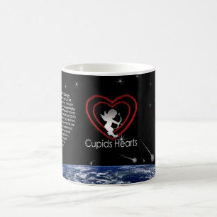 Cupids Hearts Magic Power of Kärlek Mugg