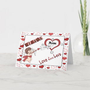 Cupids Kärlek Helgkort