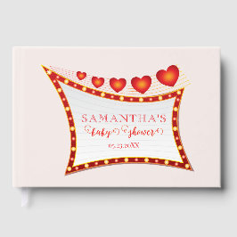 Cupid's Little Secret Valentine Baby Shower Gästböcker