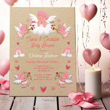 Cupids och Cocktails Valentine Day Baby Shower