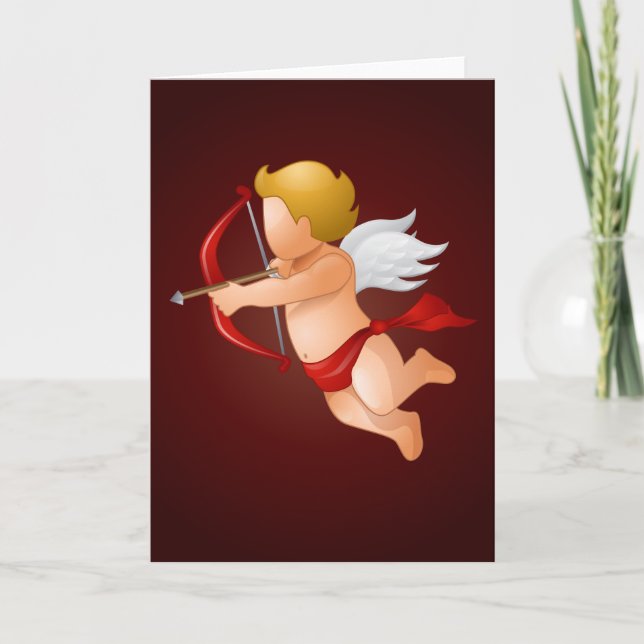 Cupids och Hans Arrow Helgkort (Framsida)