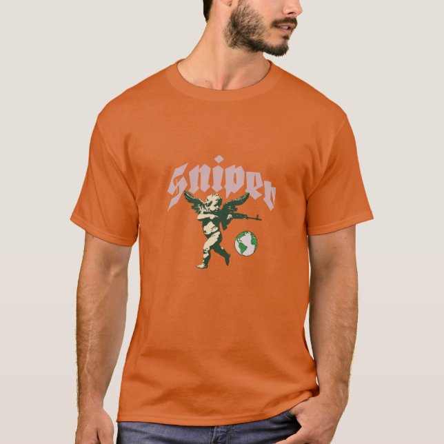 "Cupids pil" Kärlek T-Shirt (Framsida)