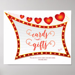 Cupid's Secret Valentine Baby Shower Cards & Gifts Poster