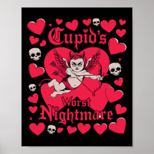 Cupids värsta läskiga natt anti valentine day poster
