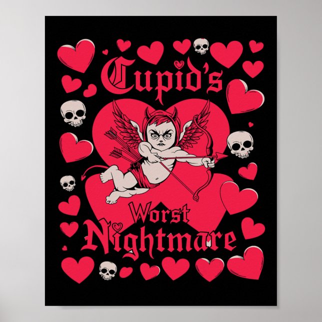 Cupids värsta läskiga natt anti valentine day  poster (Framsidan)