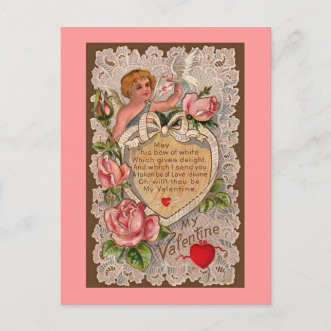 Cupids vykort för Dikt (Framsida)