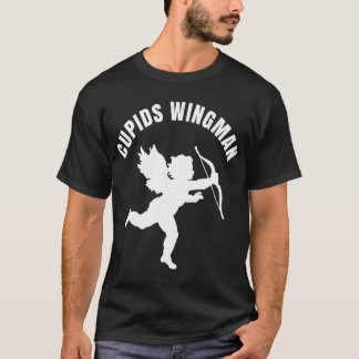 Cupids Wingman Funny Valentines day Cupid Shirt T