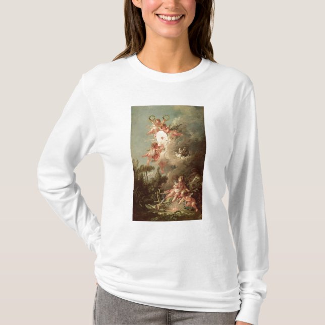 Cupid'sen uppsätta som mål, från 'Les amourdes Tee (Framsida)