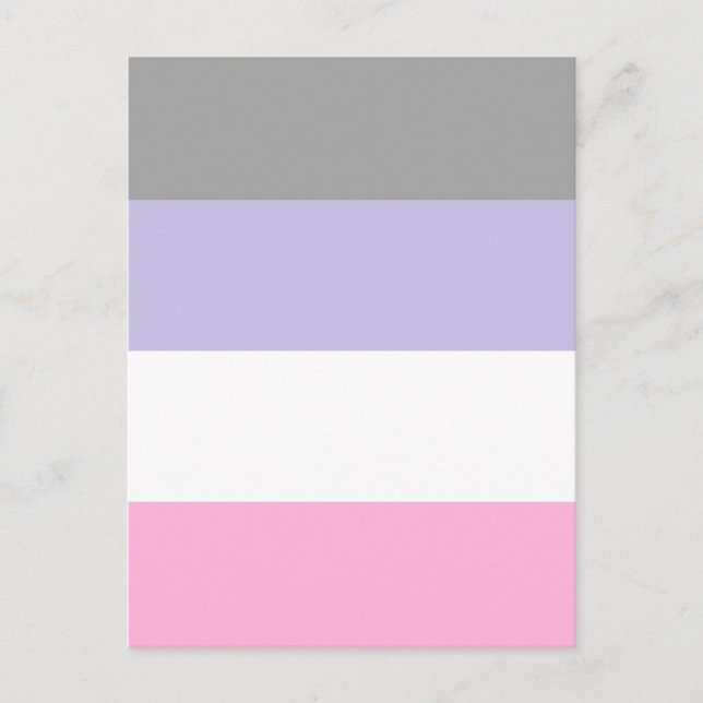 Cupioromantic Pride Flag Vykort (Framsida)