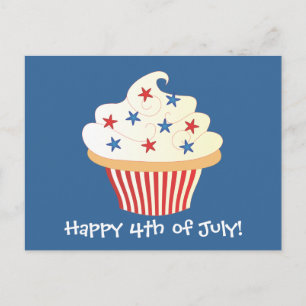 Cupkaka 4 juli vykort