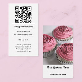 Cupkaka Bakery Elegant Photo Anpassningsbar Logoty Visitkort
