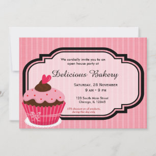 Cupkaka Bakery Inbjudningar