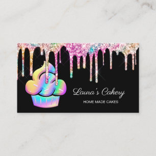 Cupkaka Bakery Pastry Chef HoloGraph Business Ca Visitkort