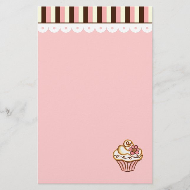 Cupkaka Bakery Stationery Brevpapper (Framsida)