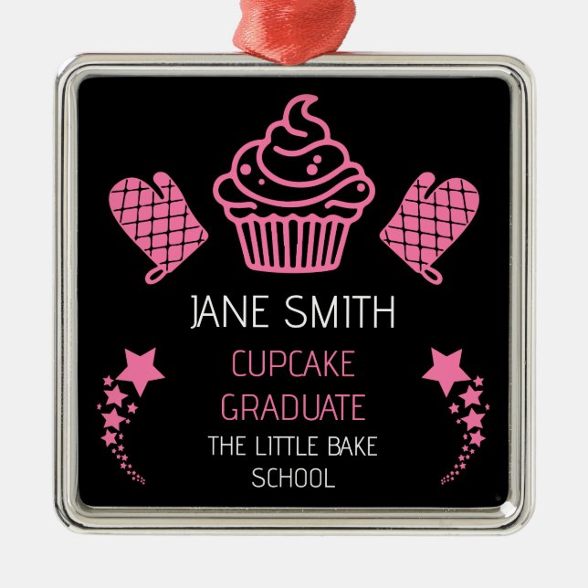 Cupkaka Baking Course Julgransprydnad Metall (Framsidan)