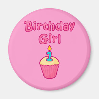 Cupkaka Birthday Girl 1 Magnet