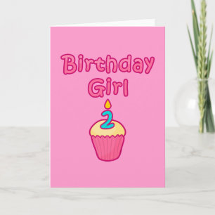 Cupkaka Birthday Girl 2 Kort