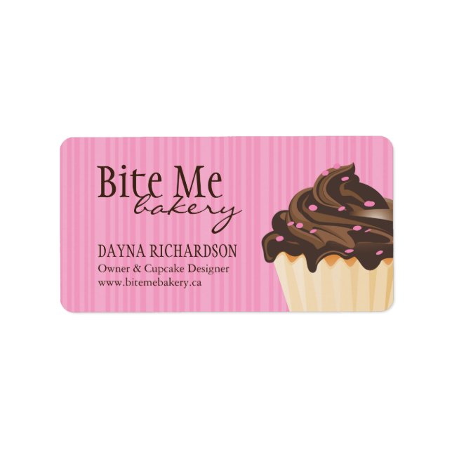 Cupkaka Business Packages Labels Adressetikett (Framsidan)