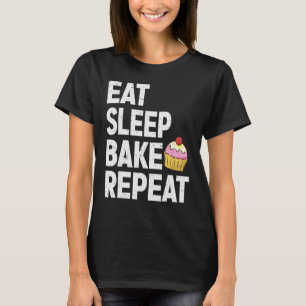 Cupkaka För manar kvinnor Baking Bake Cookie Baker T Shirt