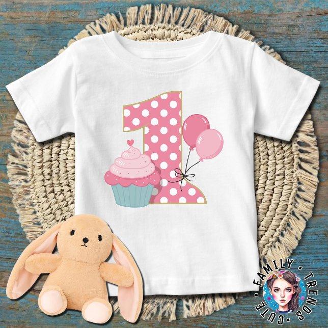 Cupkaka Första födelsedag T Shirt (Skapare uppladdad)