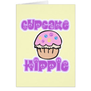 Cupkaka Hippie Hälsningskort