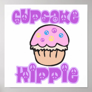 Cupkaka Hippie Poster