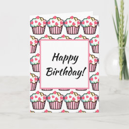 Cupkaka Kärlek Birthday Helgkort